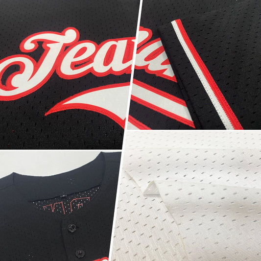 Maxcorners Custom White Kelly Green Mesh Authentic Throwback Baseball Jersey LM2605