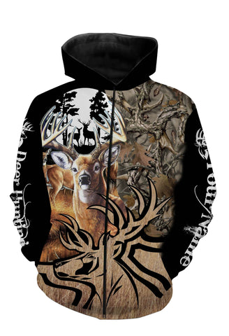 Maxcorners Deer Hunting Customize Name 3D Shirts