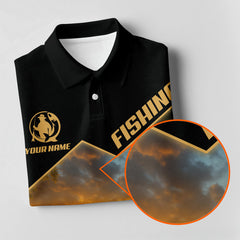 Maxcorners I Go Fishing Because I Like It SPF Shirt, Fisherman Outfit, Mens Casual Shirts