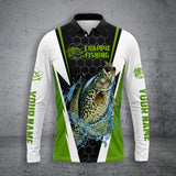 Maxcorners Jerseys Crappie Fishing Customize Name 3D Shirts