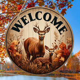 Maxcorners Deer Hunting Wooden Sign