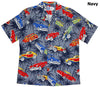 Maxcorners Antique Automobiles Men's Hawaiian Shirt