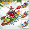 Maxcorners Kayak Christmas Home Decor Christmas Ornament, Personalized Ornament 2D Flat LM2211