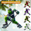 Maxcorners Custom Name Ice Hockey Ornament, Christmas Gift Decoration38 2D Flat LM2111