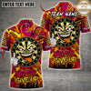 Maxcorners Darts Never Give Up Evil Clown Dartboard Multiple Options Personalized Name, Team Name 3D Shirt