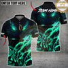 Maxcorners Wolf Dartboard Inferno Flame Hunter Multiple Options Personalized Name, Team Name 3D Shirt