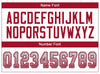 Maxcorners Custom White Red-Gray Drift Fashion Football Jersey LM2605