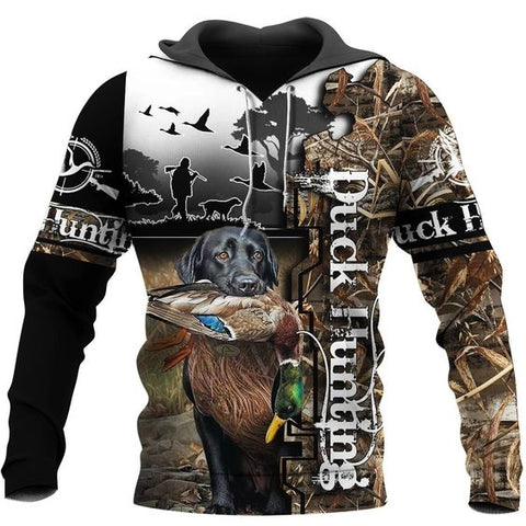 Maxcorners Precision Duck Hunting Scope 3D Over Printed Hoodie