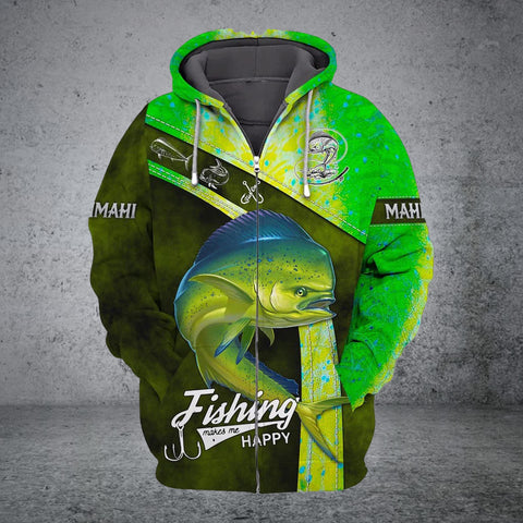 Maxcorners Mahi Fishing Shirts For Men And Women 3D