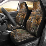 Maxcorners Deer Hunting Waterfowl Camo Car Seat Covers