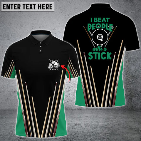 Maxcorners Precision Play Billiard Personalized Name 3D Shirt