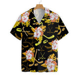 Maxcorners Hockey Hawaiian Shirt