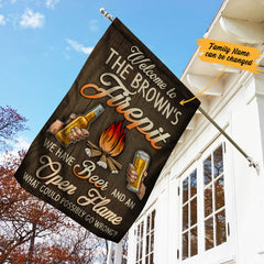 Maxcorners Camping Firepit Garden Flag 22