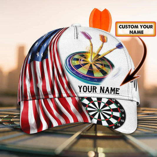 Maxcorners 3D Classic Cap Love Darts Personalized Name Cap LM0402