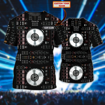 Maxcorners DJ Personalized 3D All Over Printed Shirt