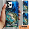 Maxcorners Fishing Deep Blue Coral Reef Customized Name 3D Cap