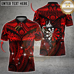 Maxcorners Dart Shirt Royal Crown Gold Pattern Multioptions Personalized Name, Team Name Unisex 3D Shirt (4 Colors)