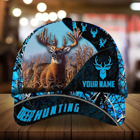 Maxcorners The Special Deer Hunting Personalized Hats 3D Multicolored