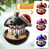 Maxcorners Bowling Lover Christmas Ornament, Personalized Ornament