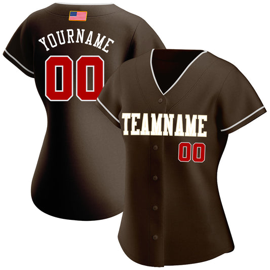 Maxcorners Custom Royal White-Red American Flag Fashion Premium Baseball Jersey LM0210