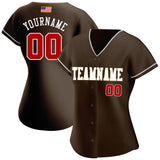Maxcorners Custom Royal White-Red American Flag Fashion Premium Baseball Jersey LM0210