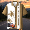 Maxcorners This Is How I Roll Hot Rod Hawaiian Shirt - Custom Photo Classic Car Shirt - Personalized Name Car Hawaiian Shirt