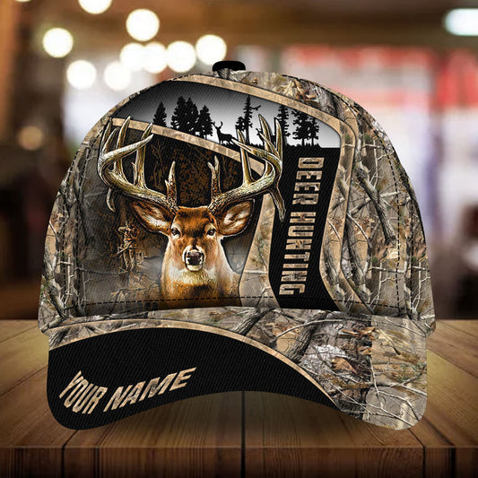 Maxcorners Special Deer Hunting Multicolored Pattern Personalized Cap