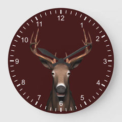 Maxcorners Buck Head Large Clock TU3012