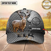Maxcorners Hunting Metal Camo Personalized Name 3D Cap