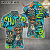 Maxcorners Darts Shut Up Cool Kid Graffiti Multiple Options Personalized Name, Team Name 3D Shirt