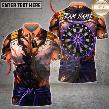 Maxcorners Legendary Battle Armor Personalized Dartboard Multi Options Personalized Name, Team Name 3D Shirt