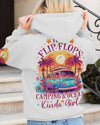 Maxcorners Flip Flops Camping Ocean Kinda Girl All Over Print LM2101