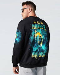 Maxcorners Not All Who Wander Are Lost Bigfoot Compass All Over Print LM2101