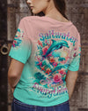 Maxcorners Saltwater Heals Everything Dolphins Compass All Over Print LM2101