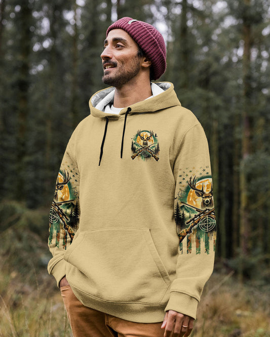 Maxcorners (Hot Deal) No Bragging Until You're Dragging Deer Hunting All Over Print LM1601