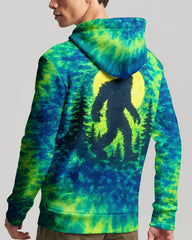 Maxcorners Bigfoot In The Forest Green Blue Swirl All Over Print LM1601