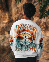 Maxcorners Not All Who Wander Are Lost Bigfoot Compass All Over Print LM1601