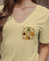 Maxcorners Not All Who Wander Are Lost Compass All Over Print LM2101