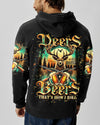 Maxcorners Shooting Deers And Drinking Beers All Over Print LM1601