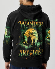 Maxcorners Not All Who Wander Are Lost Bigfoot Compass All Over Print LM2101