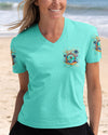 Maxcorners Smell The Sea Feel The Breeze Compass All Over Print LM1501