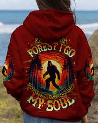 Maxcorners And Into The Forest I Go Bigfoot All Over Print LM1601