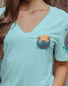 Maxcorners Smell The Sea Feel The Breeze Compass All Over Print LM2101