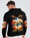 Maxcorners Not All Who Wander Are Lost Compass Bigfoot All Over Print LM1601