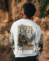 Maxcorners Life Is Better With A Beer And A Campfire Bear All Over Print LM2101