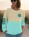 Maxcorners Smell The Sea Feel The Breeze Turtle Compass All Over Print LM1501