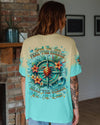 Maxcorners Smell The Sea Feel The Breeze Turtle Compass All Over Print LM1501