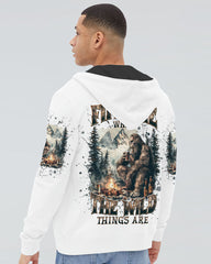 Maxcorners Find Me Where The Wild Things Are Bigfoot All Over Print LM1601