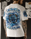 Maxcorners Saltwater Heals Everything Compass Waves Ocean All Over Print LM1501