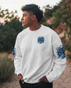 Maxcorners Saltwater Heals Everything Compass Waves Ocean All Over Print LM1501